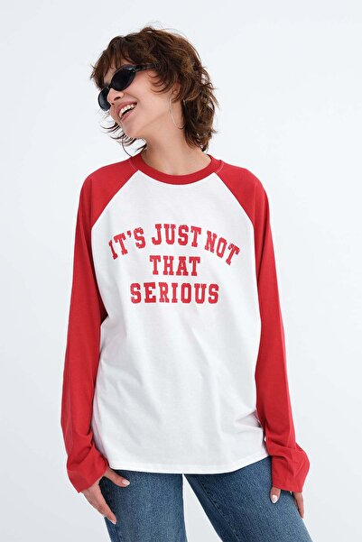Addax Printed Long Sleeve T-Shirt B10807