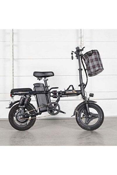 ACTEN Mini Folding E Bike 25 Mph Long Range 2 Seat Front Basket Pedal Assist ...