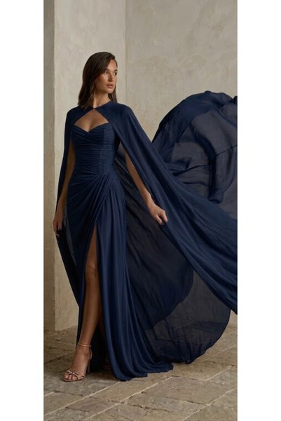 MERİT FASHION Uçuş Uçuş Şık Premium Şifon Pelerin