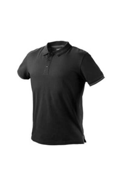 NEO Tools Tricou polo negru din denim, mărimea XXXL