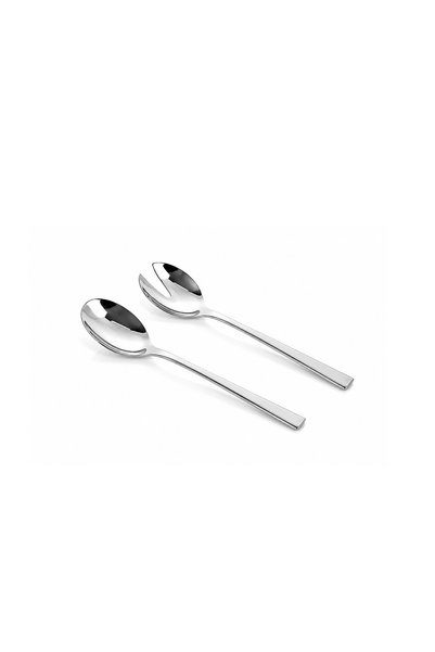 TOPİCAL Tobical Salad Spoon Set 2 Pieces - Silver