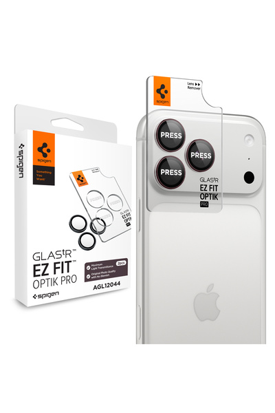 Spigen EZ Fit Optik Pro Protecții pentru lentilele camerei, Pachet de 2, pent...