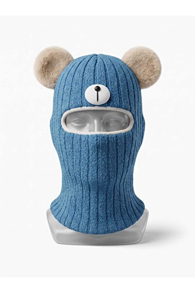 Aware Time Unisex Children's Fleece Snow Mask for Ages 5-9