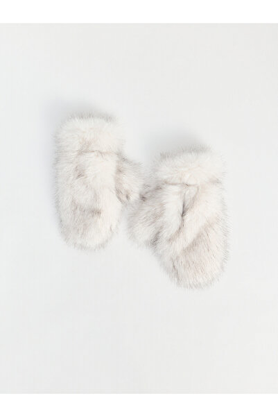 LC Waikiki Lcw Accessories Ecru Women's Gloves with Nevavm Difference