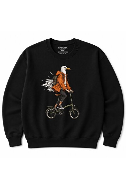 Rabona Fashion Grafička majica Urban Wings Bicycle Escape
