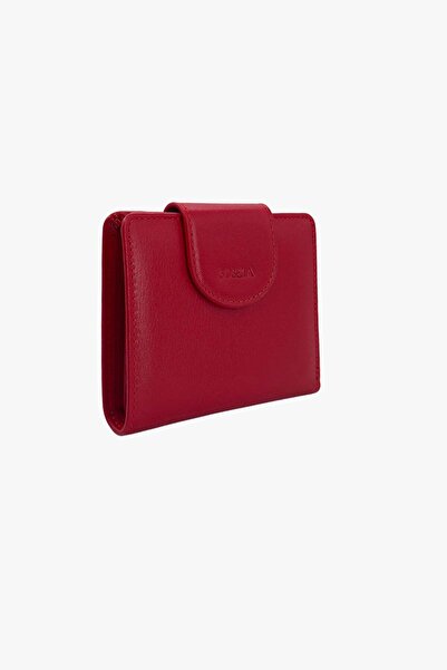SOSELA 56-2005 Women's Red Leather Wallet