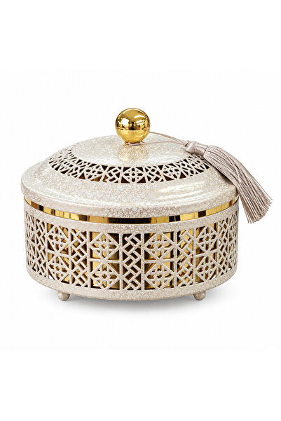 AKDC Metal Candy Bowl with Lid - 20×10cm