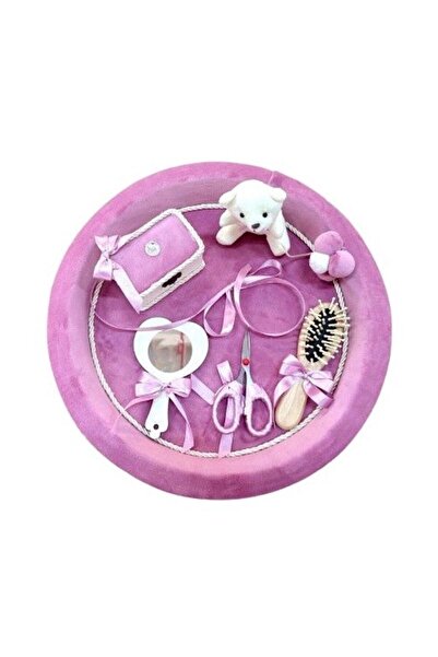 OEM Set de 6 tăvițe Velvet Bear pentru tuns/ceremonie de tort