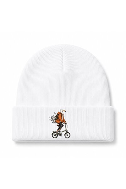 Rabona Fashion Γραφικός Σκούφος Urban Wings Bicycle Escape