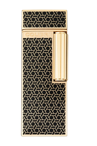 Colibri Continental Soft Flame Gold Desenli Çakmak TR9928