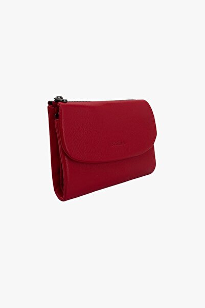 SOSELA 56-2006 Women's Red Leather Wallet