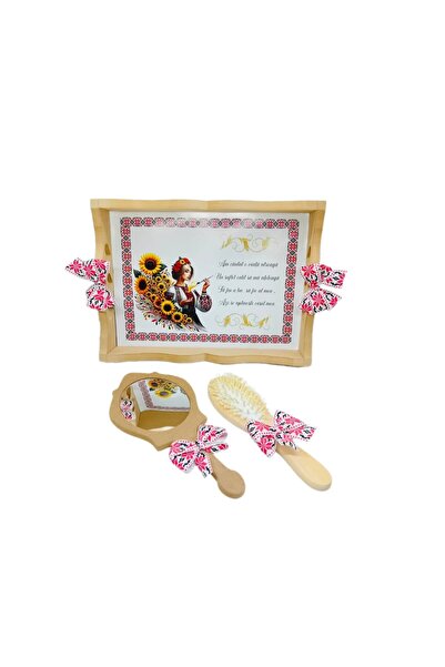 OEM Set de tăvi de gătit pentru mireasă, 3 piese, personalizat tradițional 2