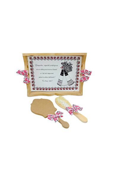OEM Set de tăvi de gătit pentru mireasă, 3 piese, personalizat tradițional nr. 3
