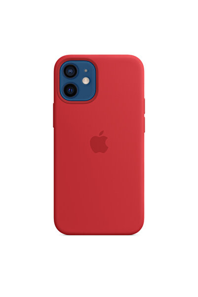 Apple Θήκη σιλικόνης iPhone 12 mini με MagSafe Κόκκινη