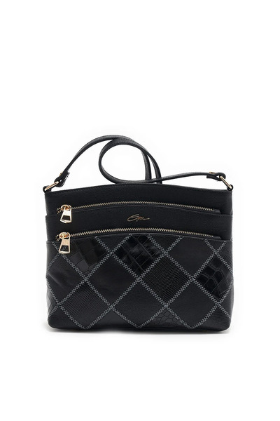 gio&mi Olivia Shoulder and Crossbody Bag Genuine Leather