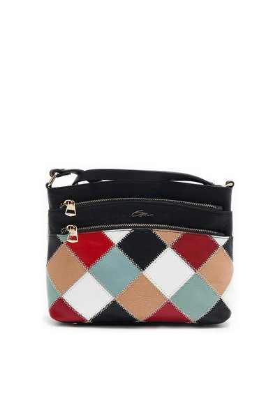 gio&mi Olivia Shoulder and Crossbody Bag Genuine Leather