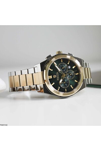 Fiesta Fs601542 Men's Wristwatch with Steel Strap