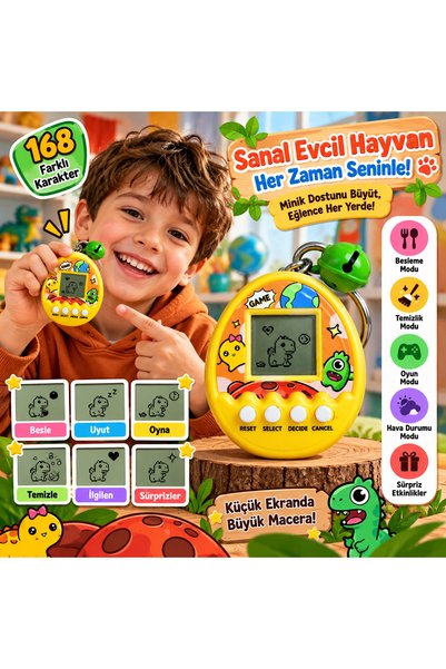 Cici Oyuncak Elektronik Sanal Evcil Hayvan Oyunu 168 Karakterli Mini Pet Egg ...