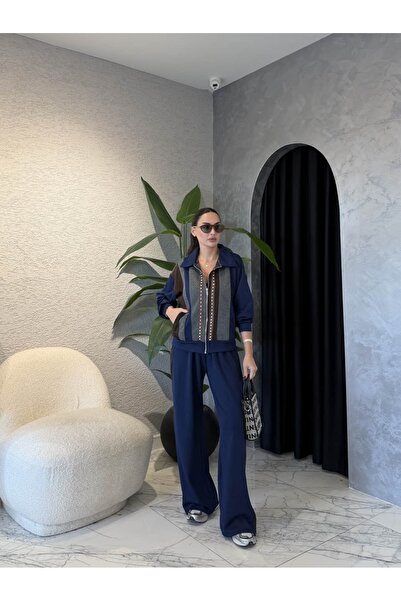 bymervedarende TW Model Garnili Taş Detaylı Takım