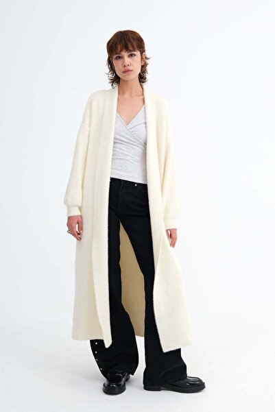 Addax Soft Texture Long Cardigan H92476