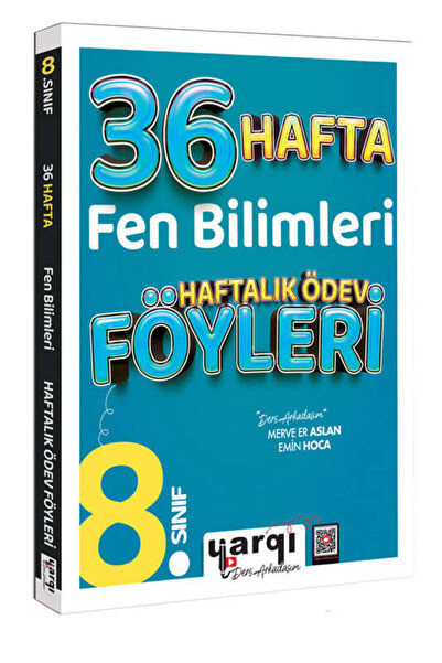 Yargı Yayınları Yargı Ders Arkadaşım 8.Sınıf Fen Bilimleri 36 Haftalık Ödev F...