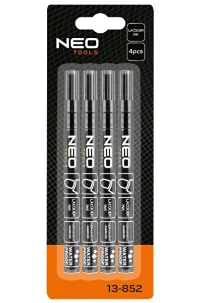 NEO Tools Marker de construcții, negru, permanent, rezistent la apă, lac, alu...