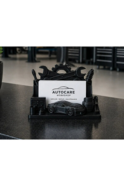 DU&ER Θήκη επαγγελματικών καρτών με θέμα το Auto Service – Οργανωτής για επαγ...
