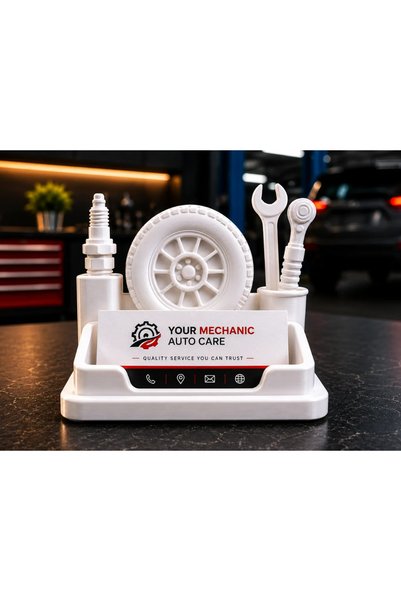 DU&ER Repairman Themed Business Card Holder – Key and Mechanical Design Card ...