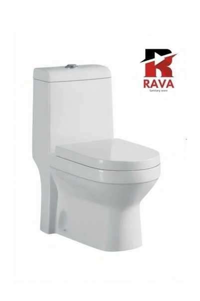 RAVA كرسي إفرنجي رافا ابيض مقاس 25سم