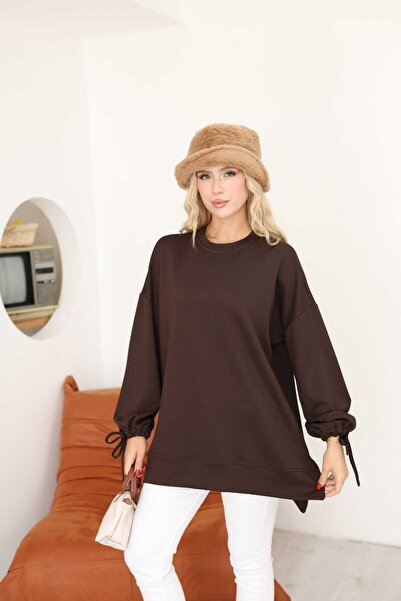 MODAELA Tunic with Tie Sleeves
