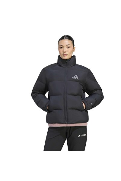 adidas LE2370-K Wmt Ess Hvy P J Kadın Mont Siyah