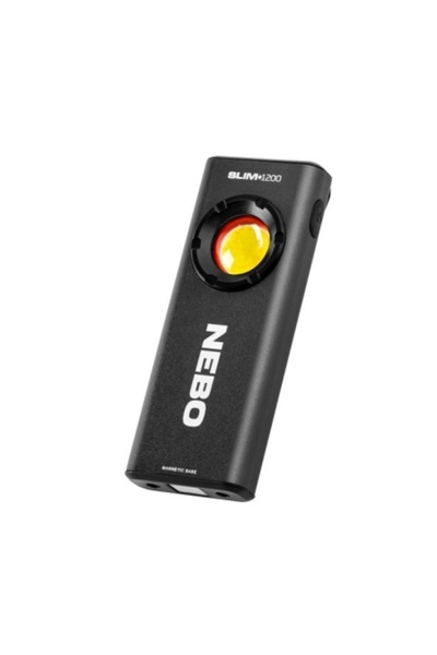 NEBO Lanterna profesională, LED COB, 1200 lumeni, aluminiu anodizat, baterie ...