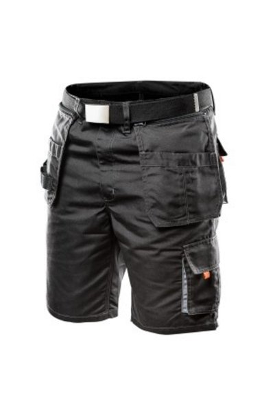 NEO Tools Pantaloni scurți de lucru, cu curea și buzunare detașabile, L/52