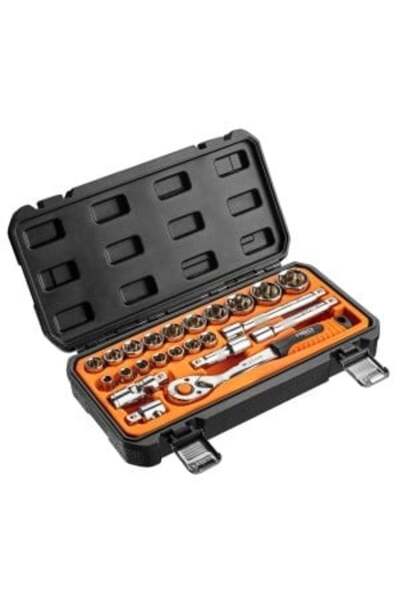 NEO Tools Set de chei tubulare de 1/2 inch, 23 buc. set