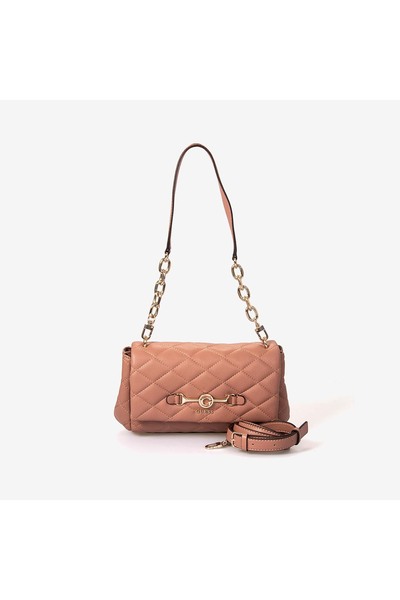 Guess حقيبة كتف نسائية نباتية مبطنة من فرانسيس HWQG2241190