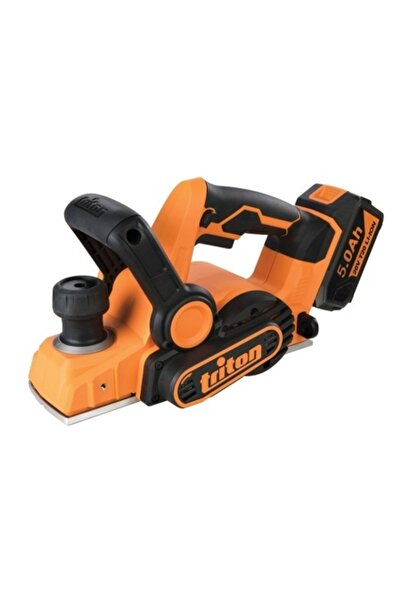 TRITON Rindea electrică profesională pentru lemn cu baterie de 20V, 5Ah, 2 la...