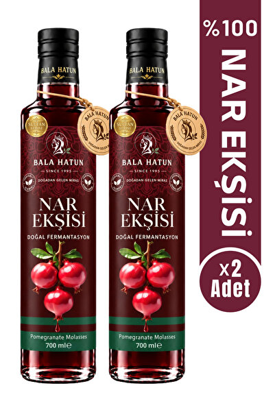 Nar Ekşisi 700g - %100 Nar Özü, Katkısız ve Koruyucusuz - Pomegranate Molasses (2'li)