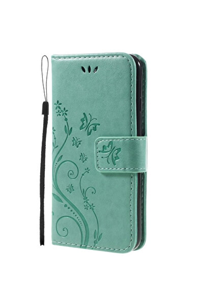 ERBORD Husă tip carte pentru iPhone 7/8/SE 2020/SE 2022, Fluture, verde