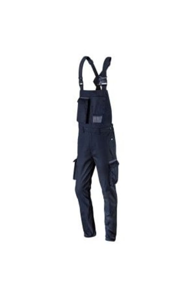 NEO Tools Pantaloni de lucru bleumarin cu bretele, mărimea XXL