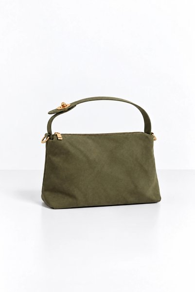 HT HOTİN Lily Women's Double Strap Shoulder Bag - Khaki