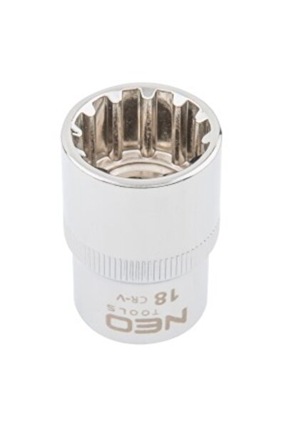 NEO Tools Cheie tubulară 12 puncte 1/2 ", 18 mm