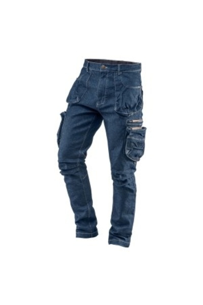 NEO Tools Pantaloni de lucru cu 5 buzunare DENIM, mărimea XXXL