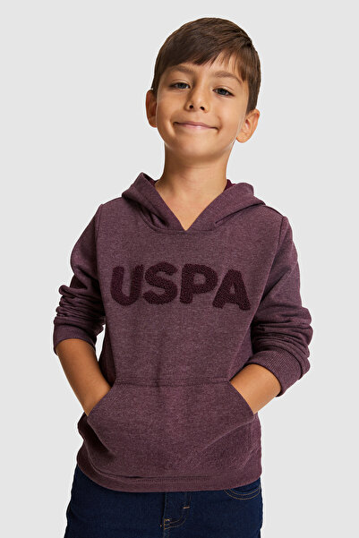 U.S. Polo Assn. Boy's Burgundy Basic Sweatshirt 50329889-Vr180