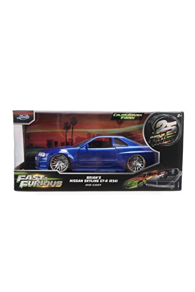 Jada Toys Jada Fast and Furious Metal Car Brians Nissan Skyline GT R R34 κλίμ...
