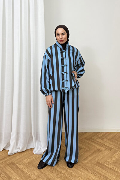 Melike Tatar Striped Suit 32-2006
