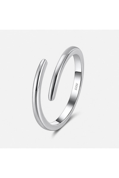 La vēr Jewellery Inel Ajustabil Dublu din Argint 925