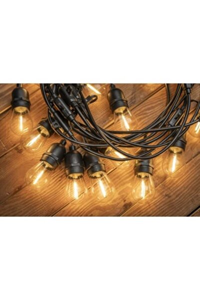 dedra Ghirlandă luminoasă pentru grădină, terasă, 10m, 20 becuri LED cu soclu...