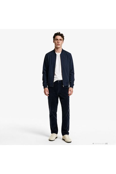 Lacoste Erkek Regular Fit Lacivert Chino Pantolon