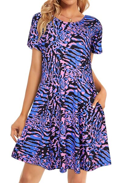 GENERAL elescat Summer Dresses for Women Casual Sleeveless Tshirt Beach Flowy...