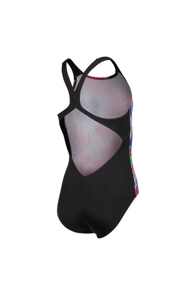 ARENA Roses Swimsuit V Back One Piece Çocuk Çok Renkli Yüzücü Mayo 011901550